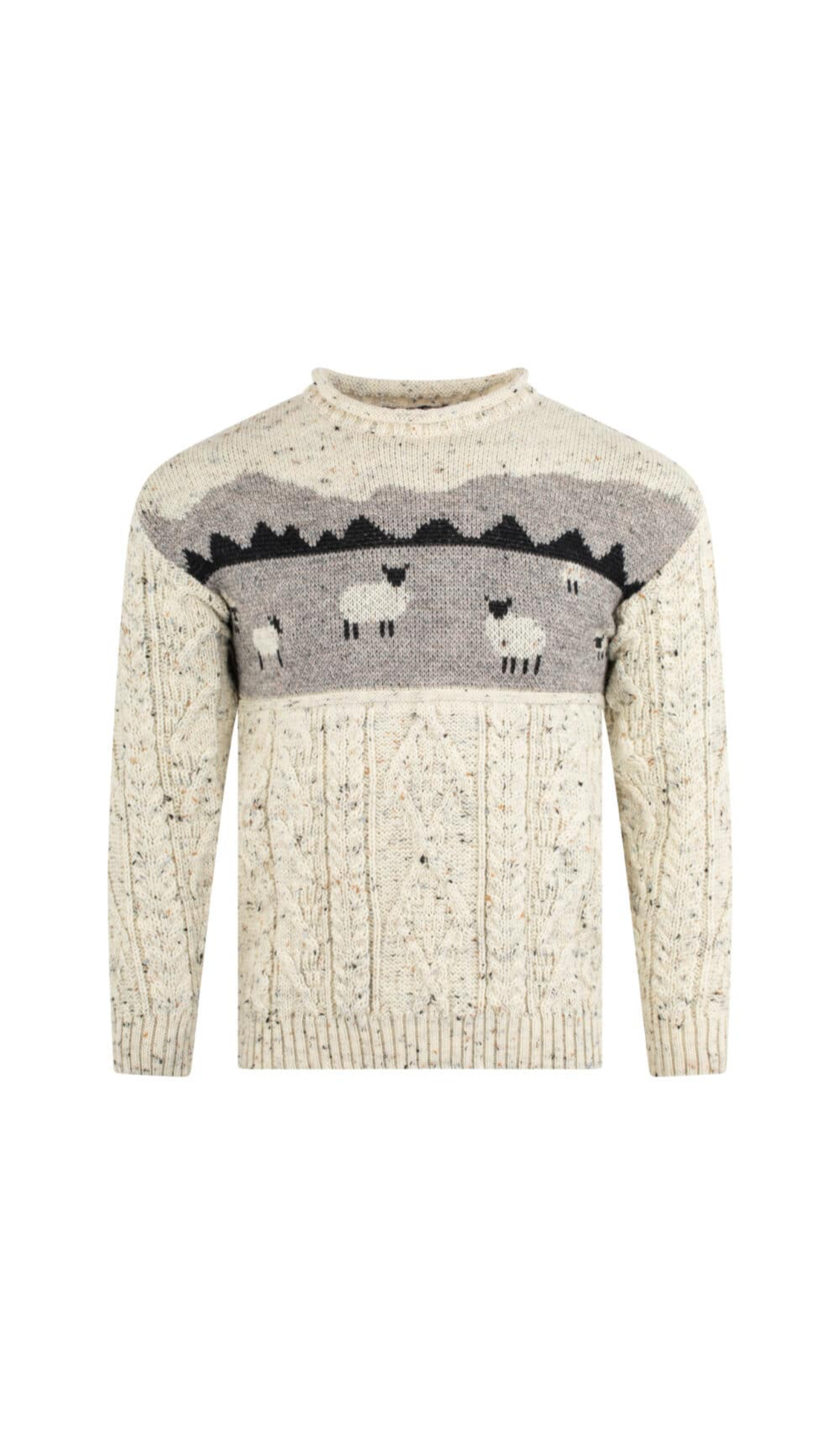 Sheep Scene Jumper Unisex Woolaway Knitwear
