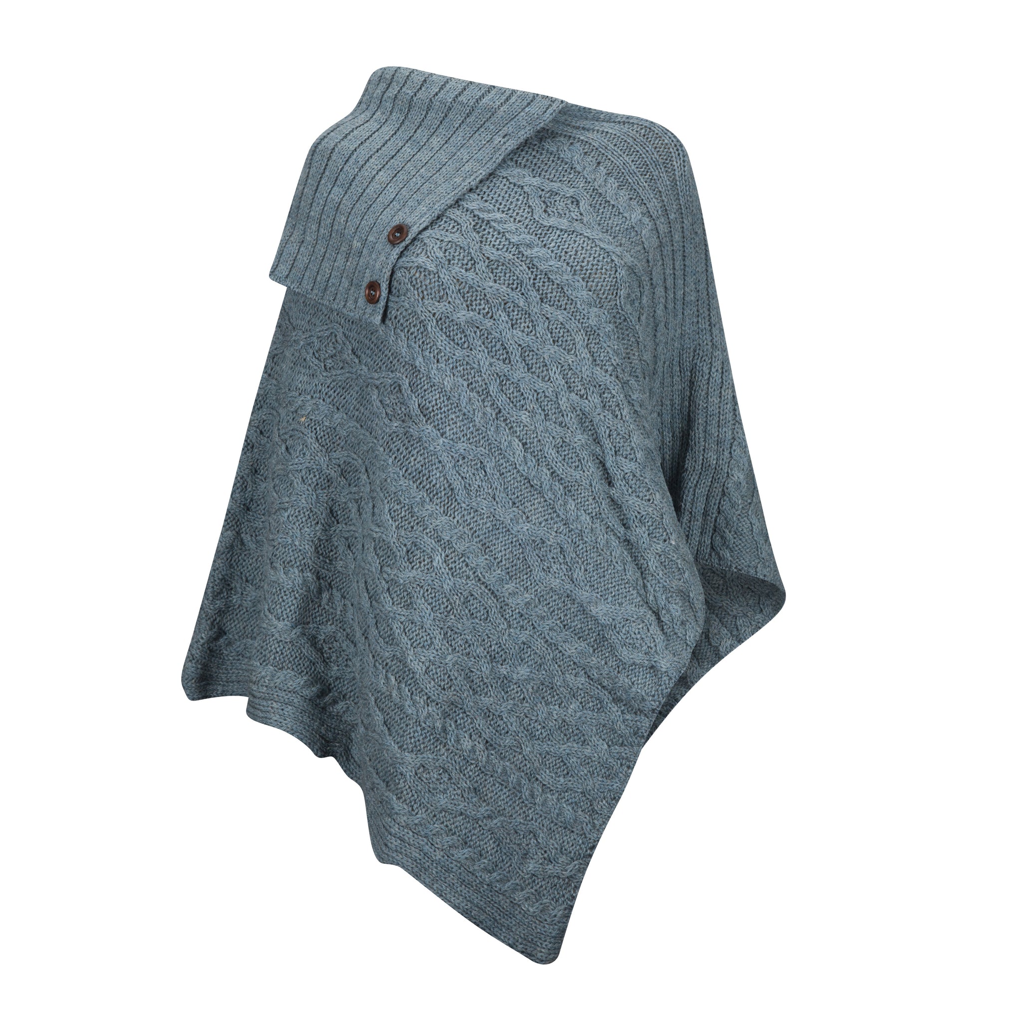 Wool Poncho, 100% British Wool