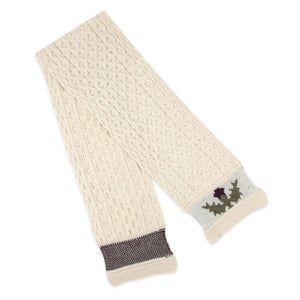 Thistle Scarf, 100% British Wool