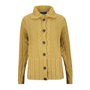 Aran Cardigan, 100% British Wool