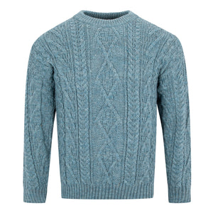 Traditional Aran Jumper, 100% British Wool