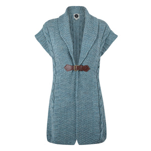 Buckle Cardigan, 100% British Wool