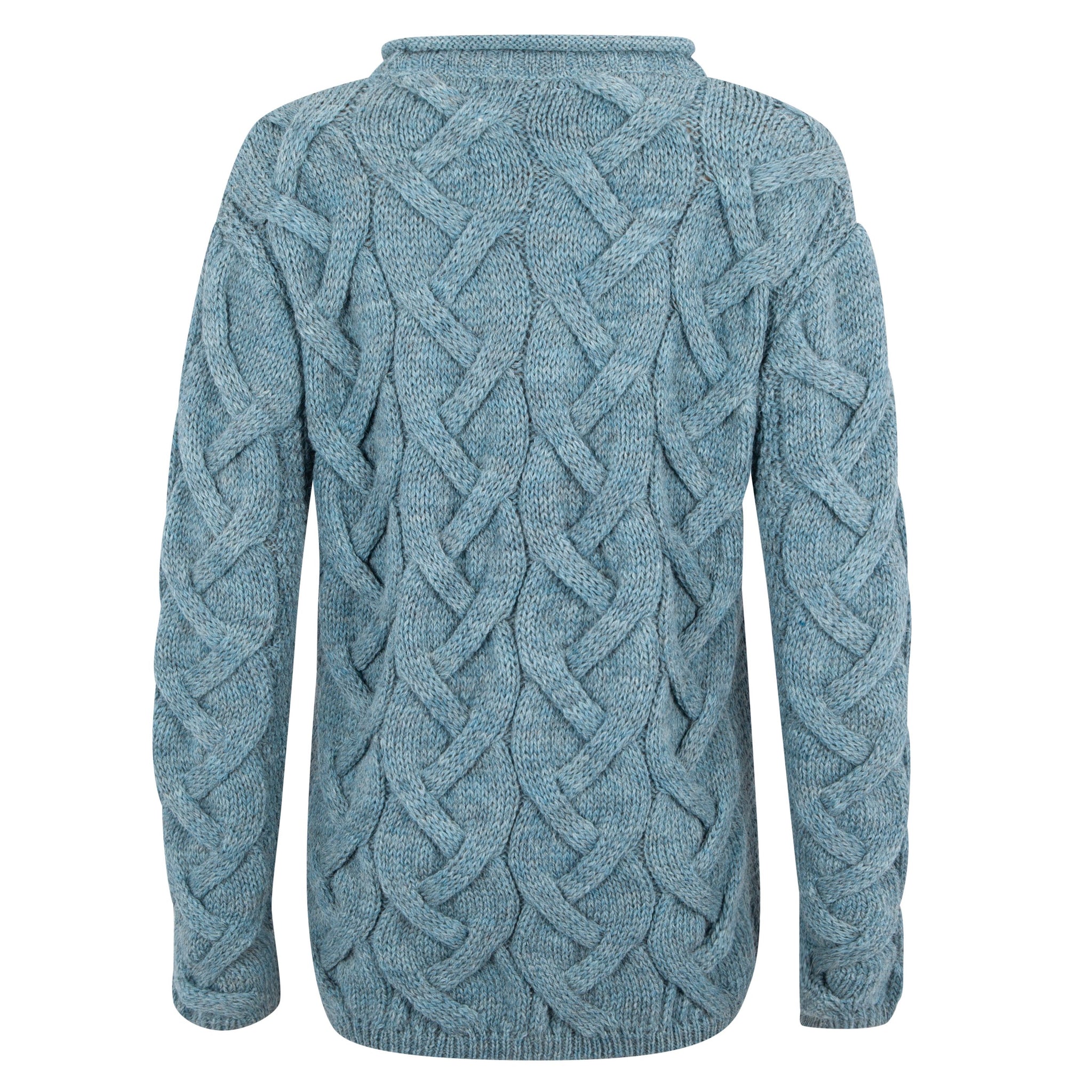 Tunic Cable Sweater, 100% British Wool.